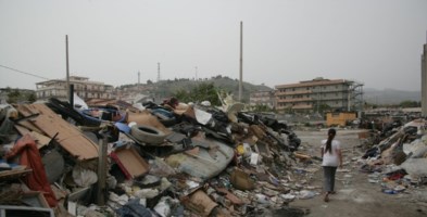 La discarica in via Fortino - foto A. Pellicano